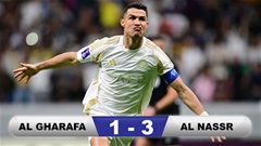 Kết quả Al Gharafa 1-3 Al Nassr: Ronaldo lập cú đúp